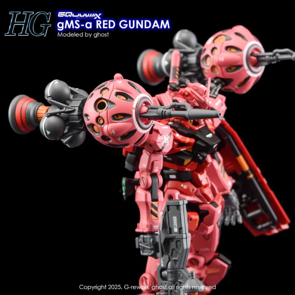 G-Rework CD-H-GQ04 Premium Decal for HG Gquuuuuux Red Gundam - Image 11