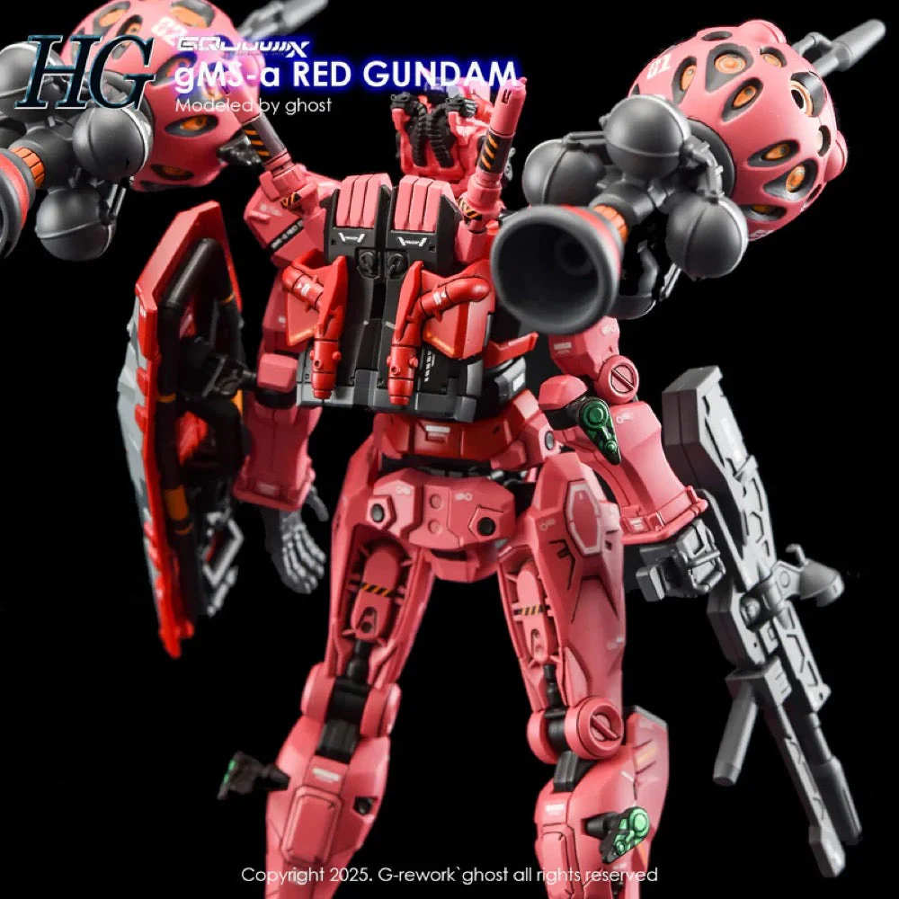 G-Rework CD-H-GQ04 Premium Decal for HG Gquuuuuux Red Gundam - Image 12