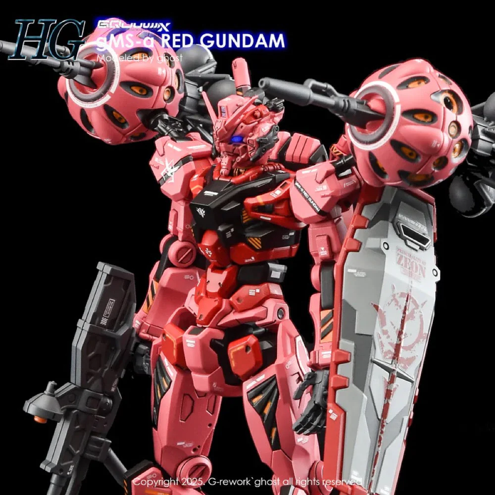 G-Rework CD-H-GQ04 Premium Decal for HG Gquuuuuux Red Gundam - Image 5