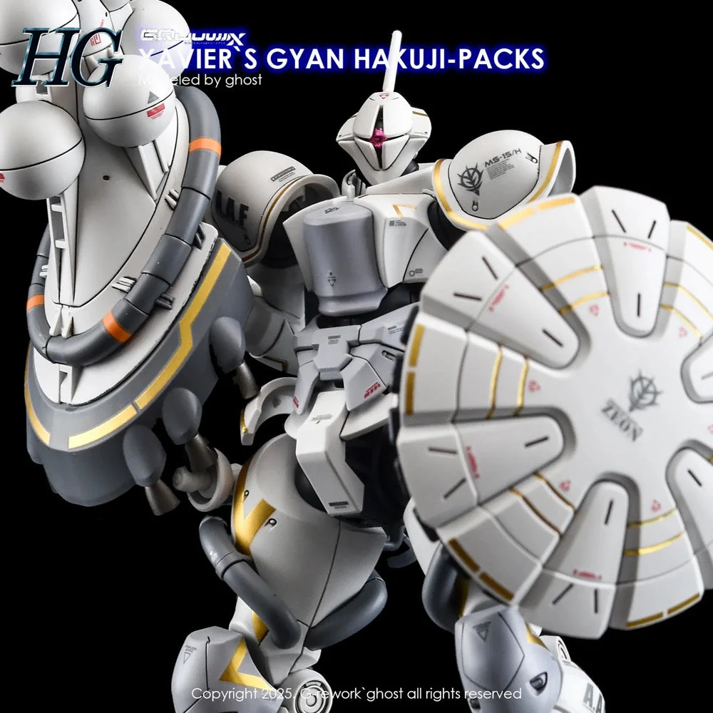 G-Rework CD-H-GQ05 Premium Decal for HG Xavier's Gyan Hakuji-packs - Image 11