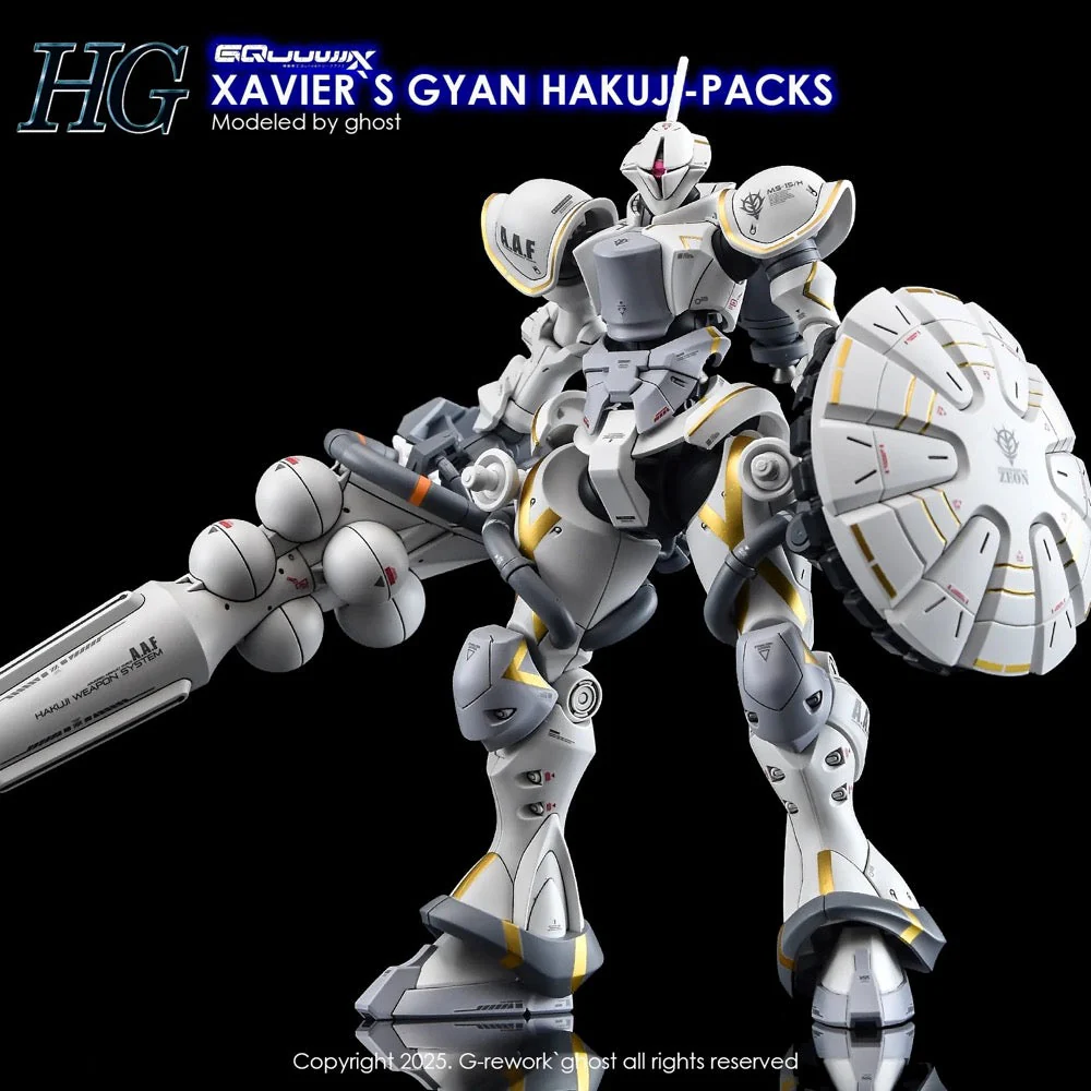 G-Rework CD-H-GQ05 Premium Decal for HG Xavier's Gyan Hakuji-packs - Image 5