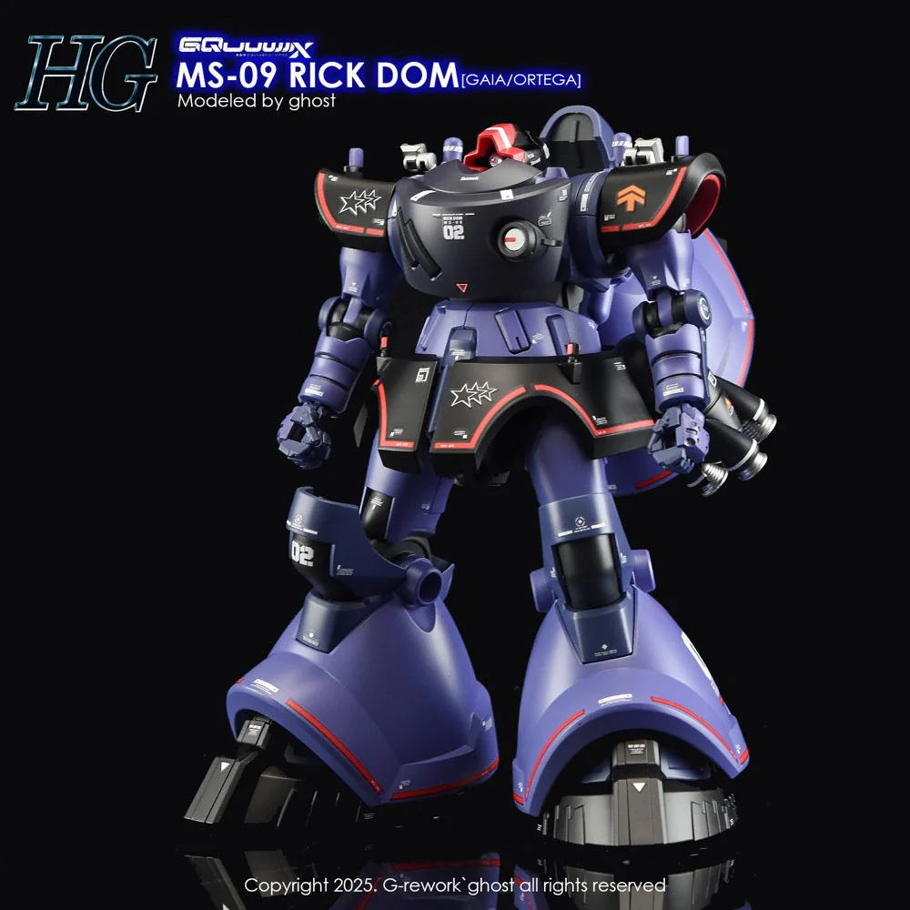 G-Rework CD-H-GQ08 Premium Decal for HG Rick Dom [GQX] - Image 4
