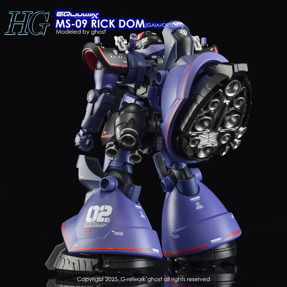 G-Rework CD-H-GQ08 Premium Decal for HG Rick Dom [GQX] - Image 7