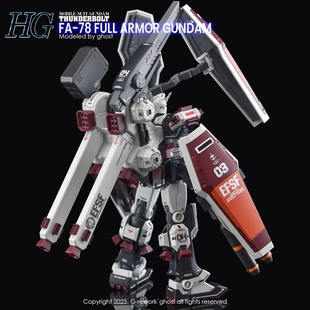 G-Rework CD-H-GQ08 Premium Decal for HG Thunderbolt Full Armor Gundam - Image 13