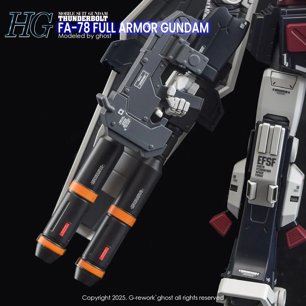 G-Rework CD-H-GQ08 Premium Decal for HG Thunderbolt Full Armor Gundam - Image 6