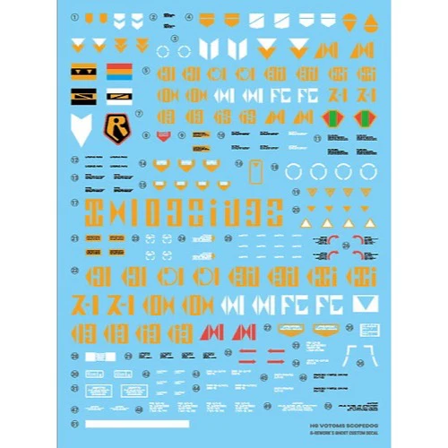 G-Rework CD-H-VBSE Premium Decal for HG Votoms Burglarydog+Scopedog Ex Part Set2 - Image 2