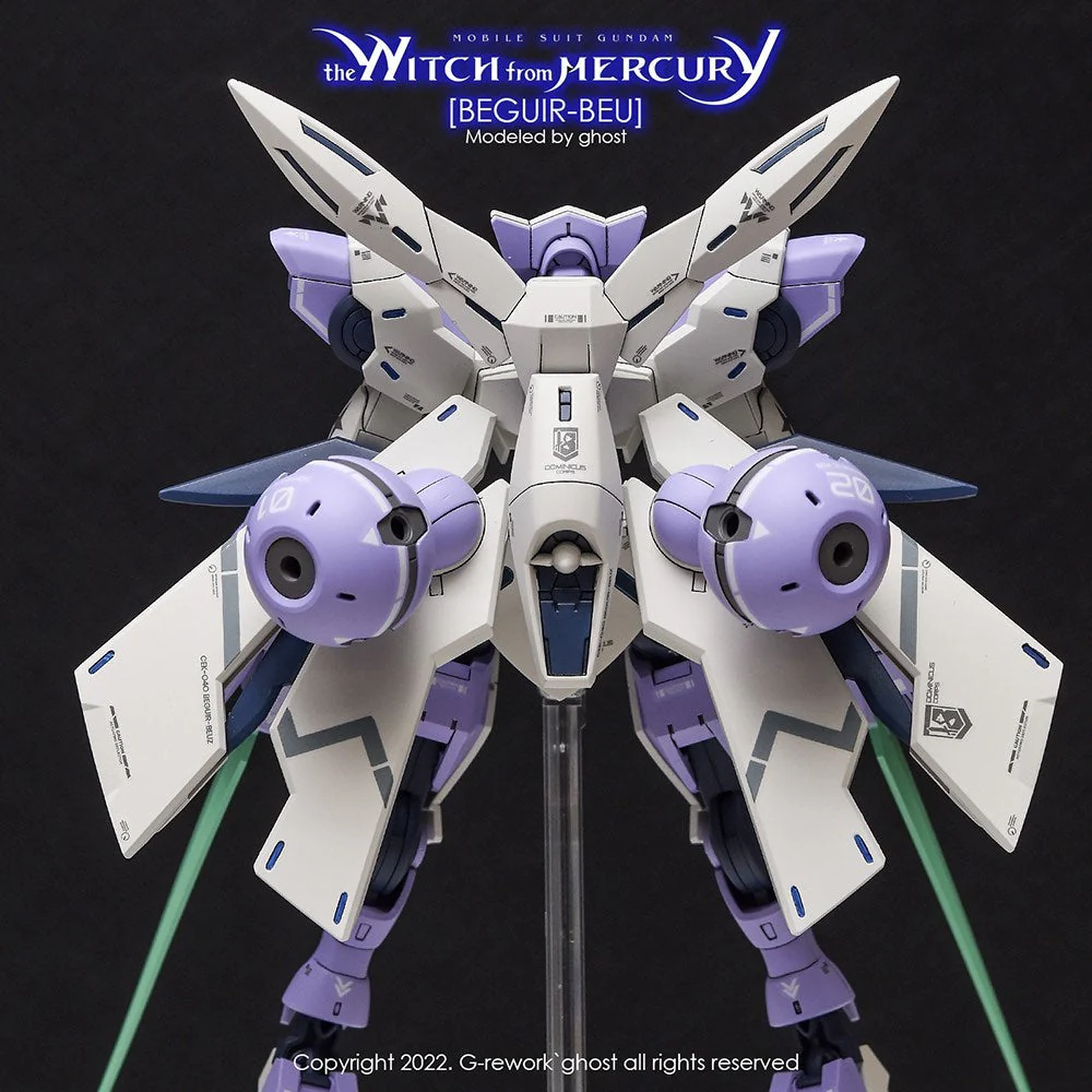 G-Rework CD-H-WM02 Premium Decal for HG The Witch From Mercury Beguir Beu - Image 6