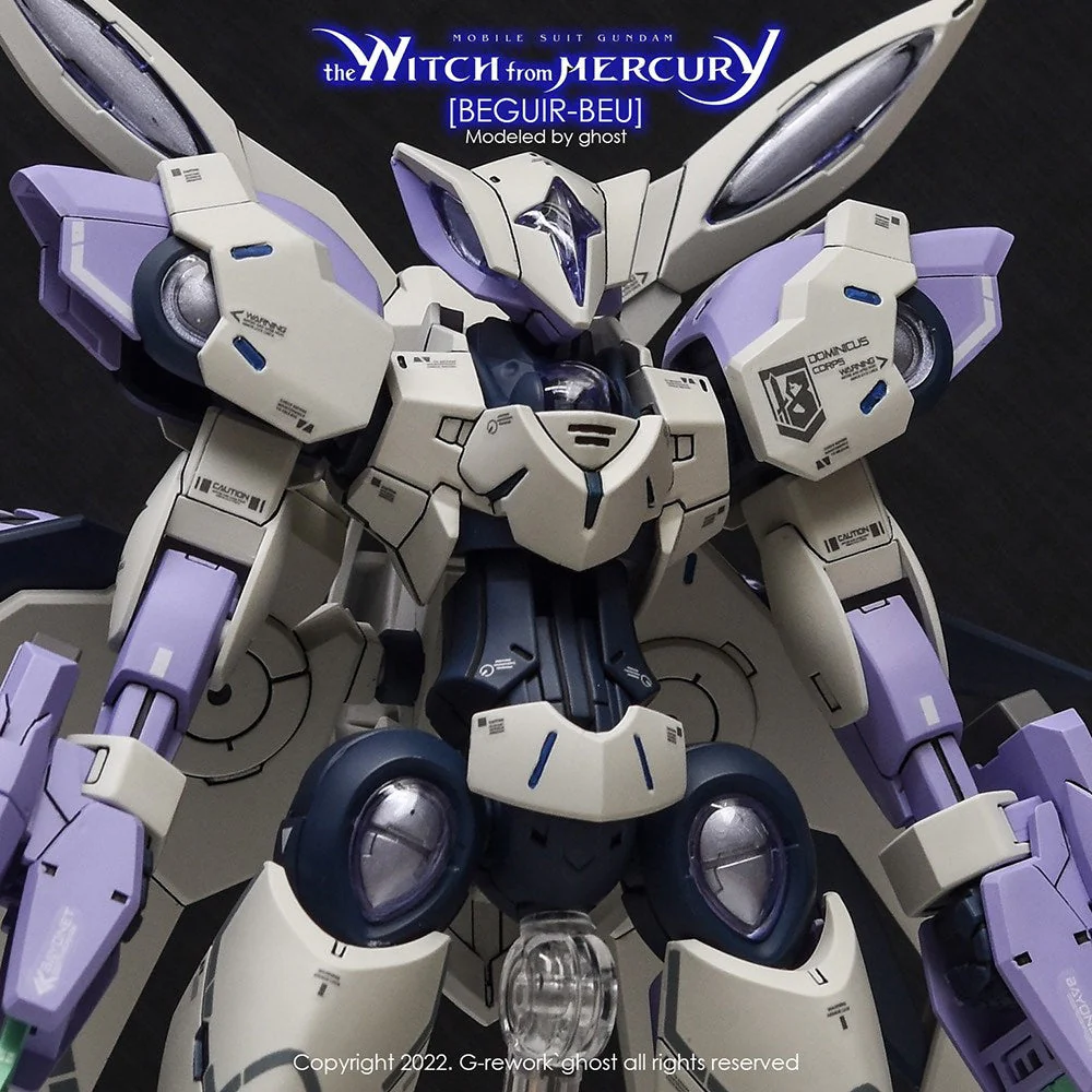G-Rework CD-H-WM02 Premium Decal for HG The Witch From Mercury Beguir Beu - Image 9