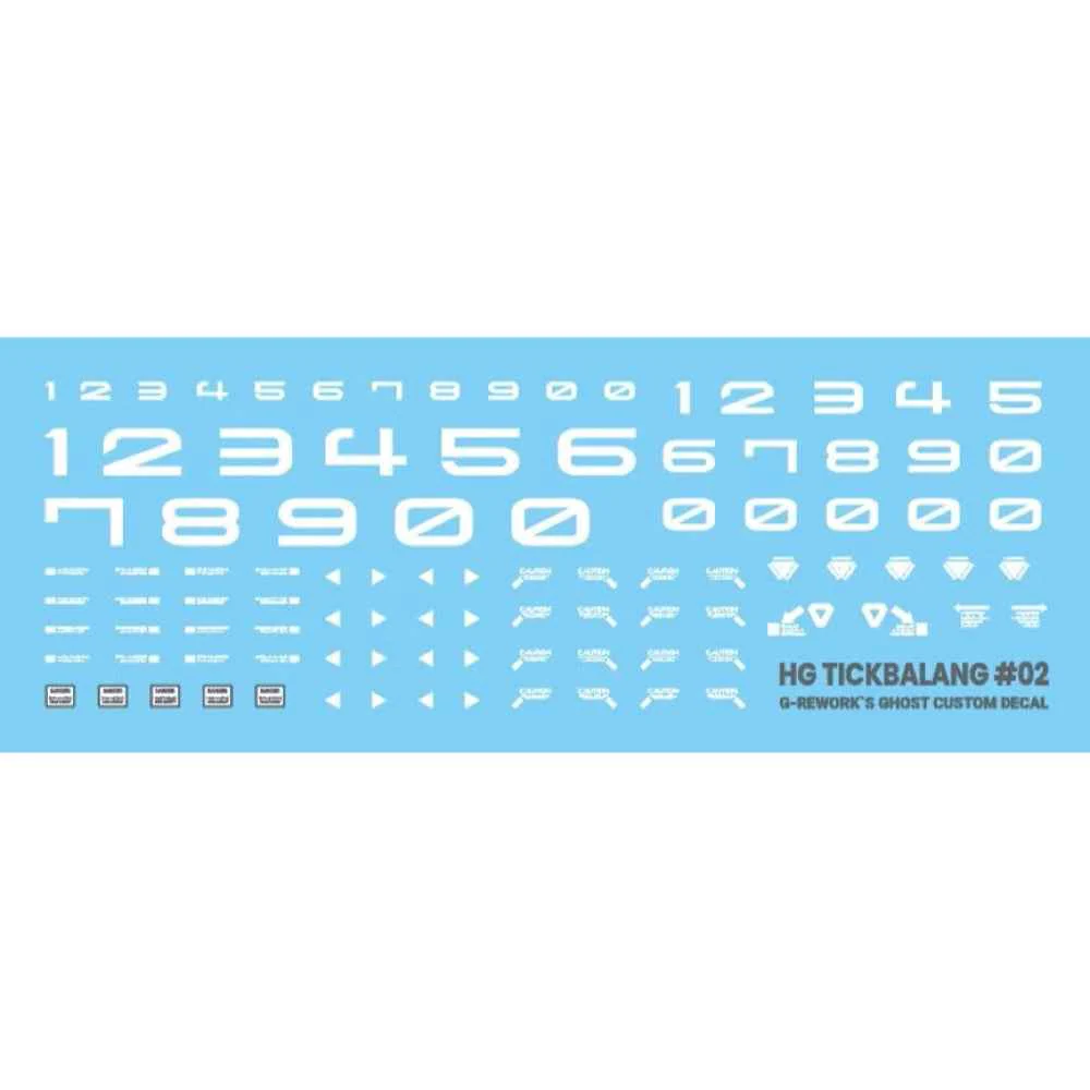 G-Rework CD-H-WM15 Premium Decal for HG Tickbalang - Image 3