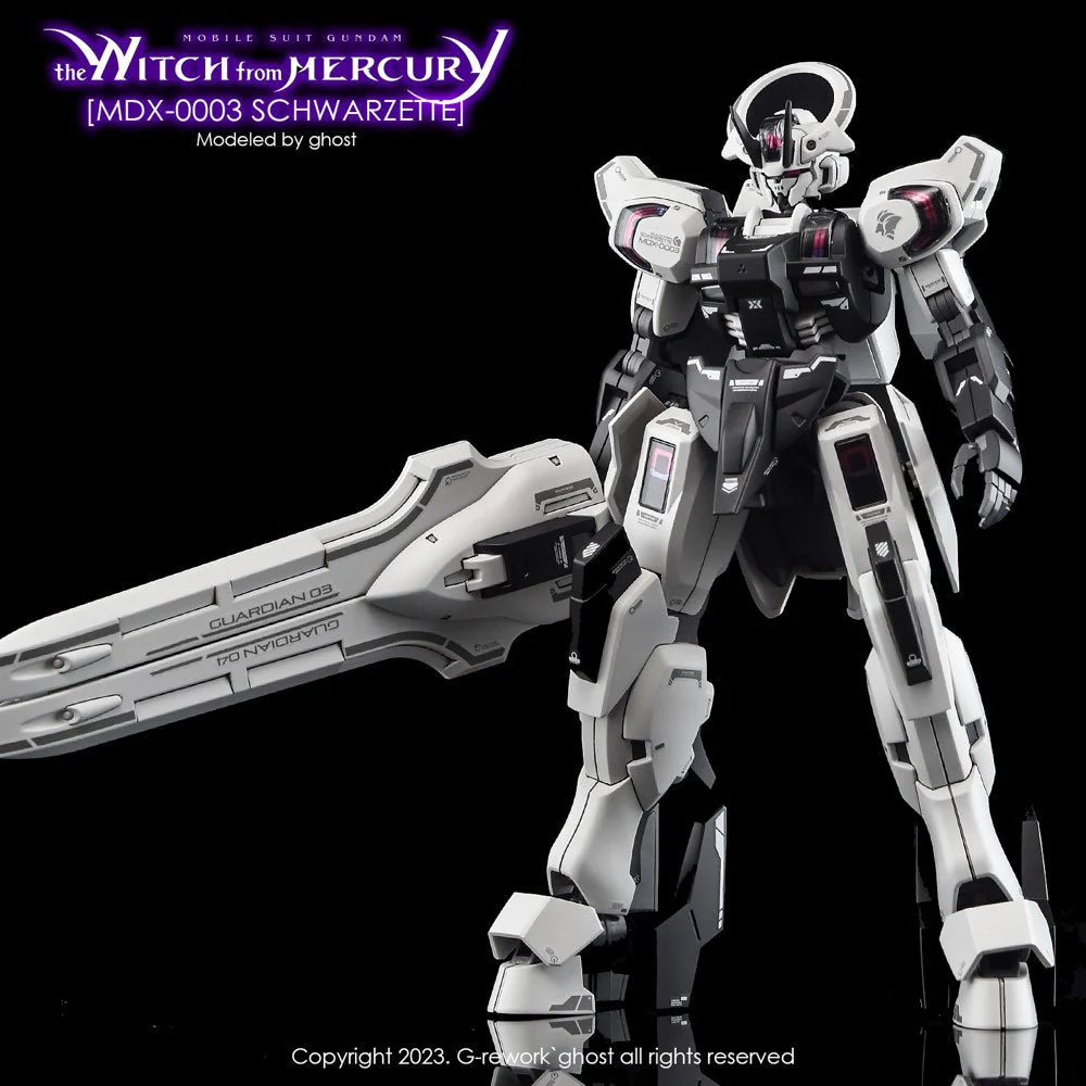 G-Rework CD-H-WM25 Premium Decal for HG Witch From Mercury Schwarzette - Image 4