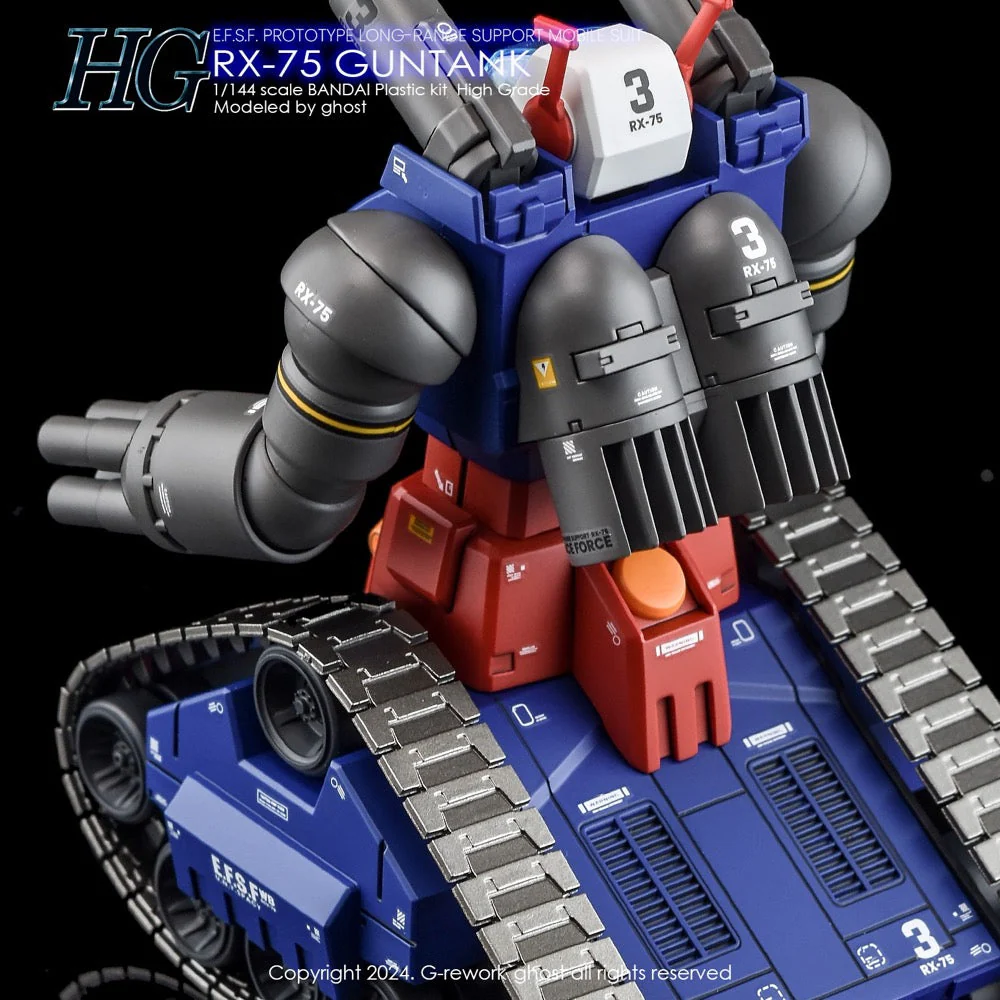 G-Rework CD-H07 Premium Decal for HG Rx-75 Guntank - Image 8