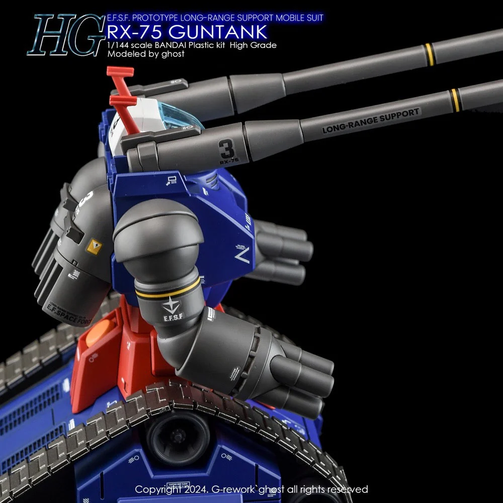 G-Rework CD-H07 Premium Decal for HG Rx-75 Guntank - Image 9