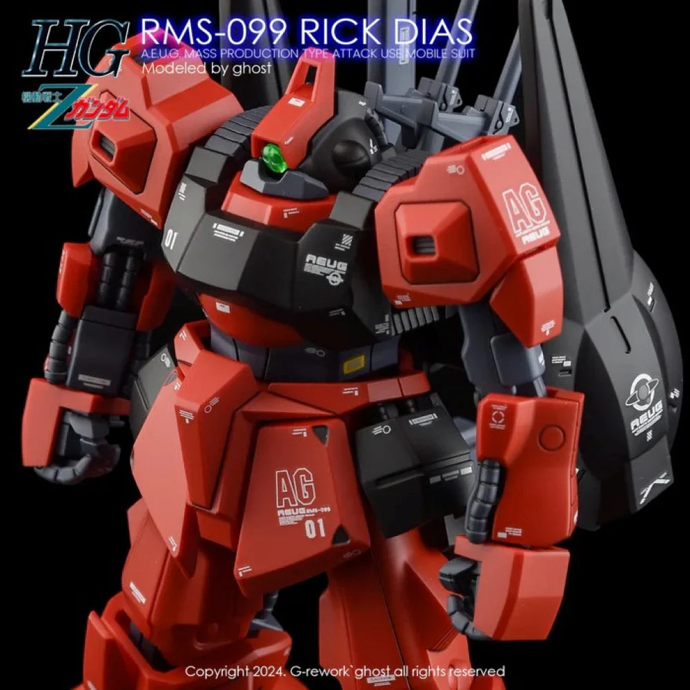 G-Rework CD-H10 Premium Decal for HG Rms-099 Rick Dias - Image 10