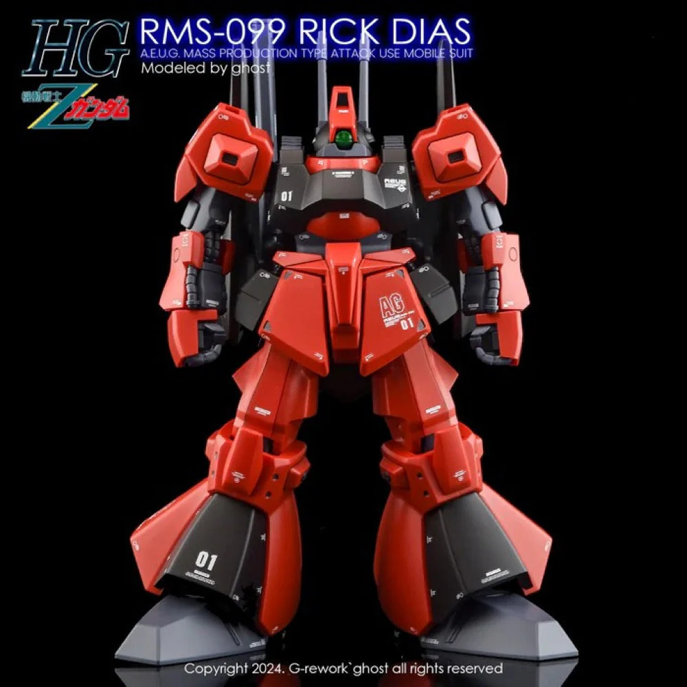 G-Rework CD-H10 Premium Decal for HG Rms-099 Rick Dias - Image 2