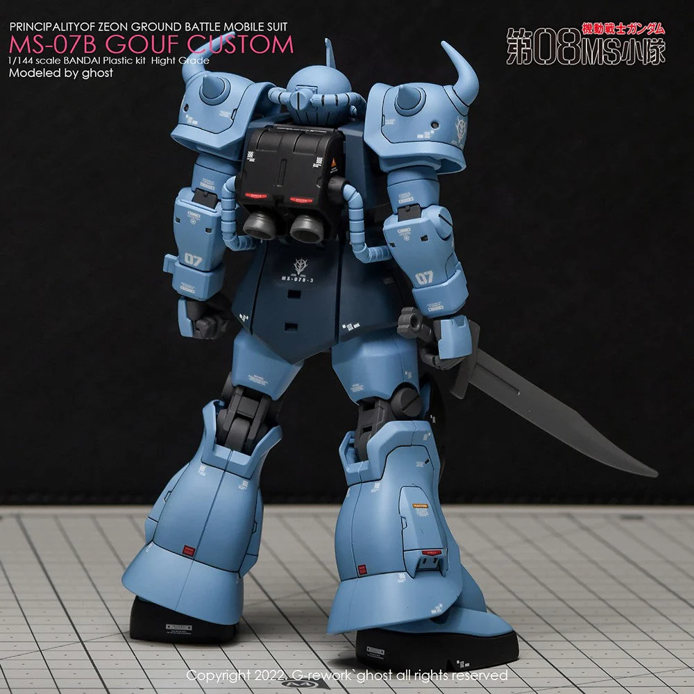 G-Rework CD-H117 Premium Decal for HG Ms-07B Gouf Custom - Image 8