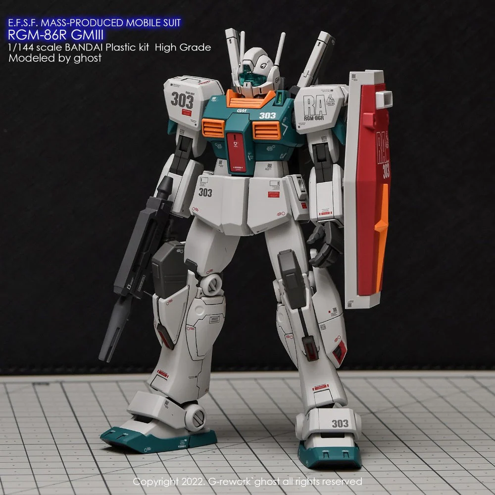 G-Rework CD-H126 Premium Decal for HG RGm-86R Gmiii - Image 2