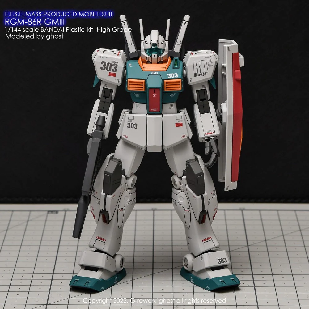 G-Rework CD-H126 Premium Decal for HG RGm-86R Gmiii - Image 3
