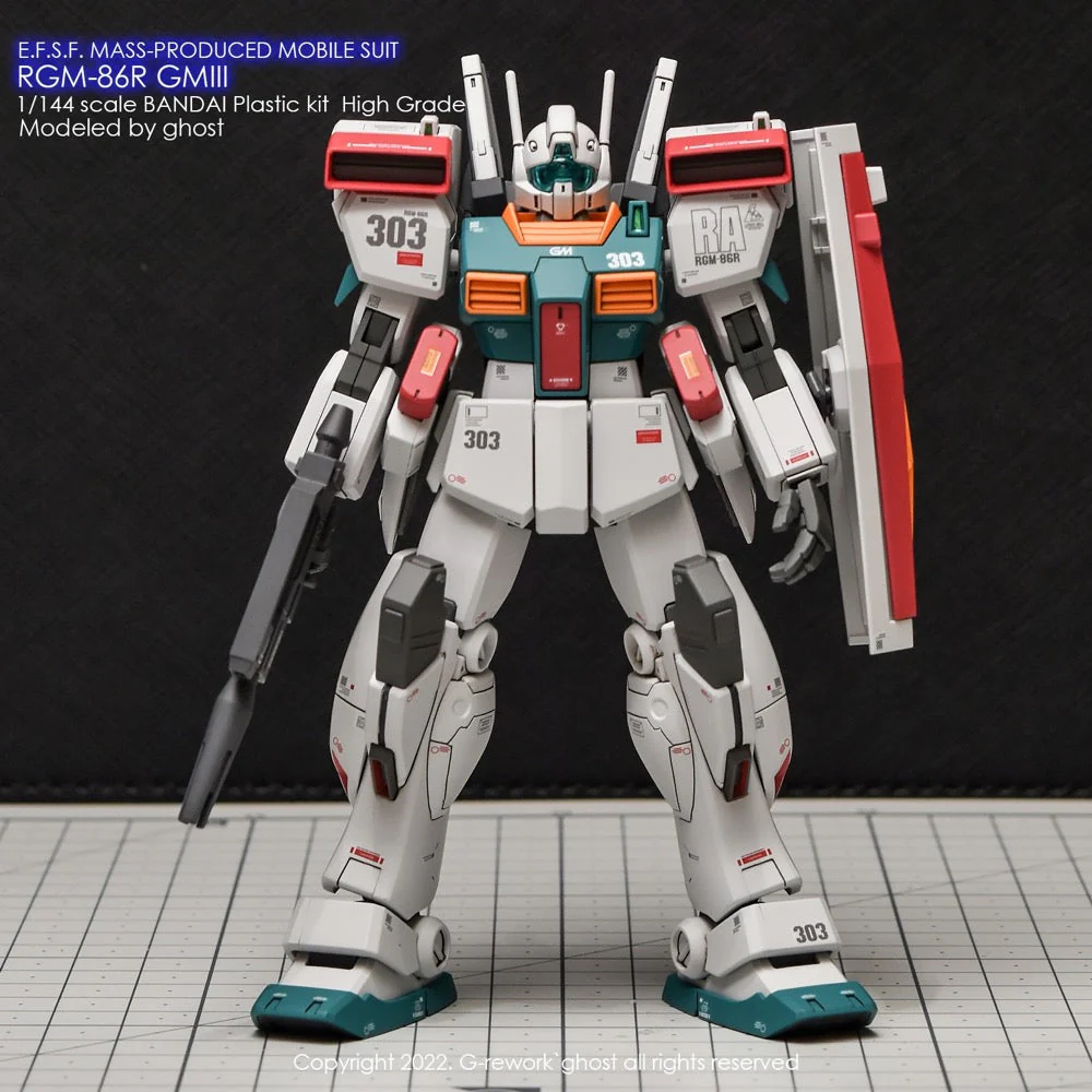 G-Rework CD-H126 Premium Decal for HG RGm-86R Gmiii - Image 5
