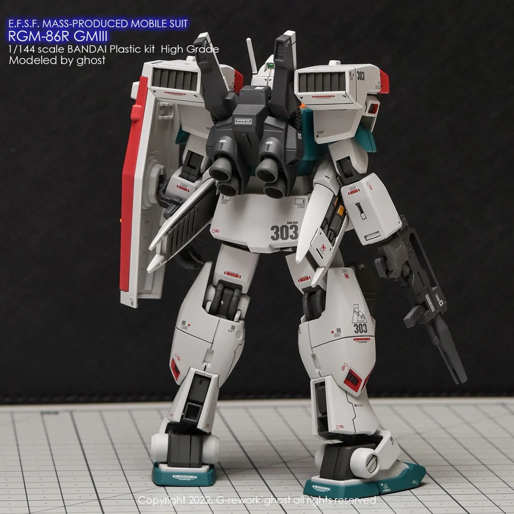G-Rework CD-H126 Premium Decal for HG RGm-86R Gmiii - Image 6