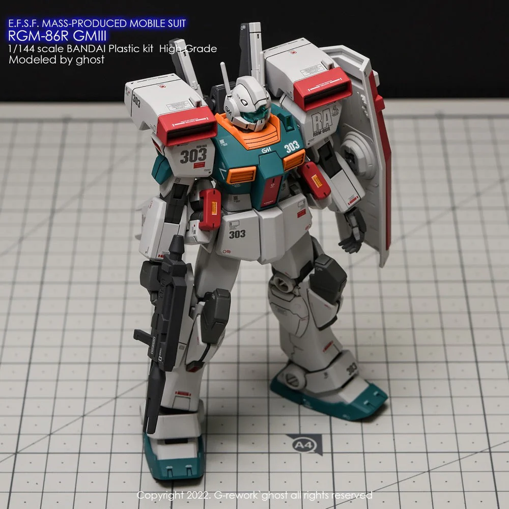 G-Rework CD-H126 Premium Decal for HG RGm-86R Gmiii - Image 7