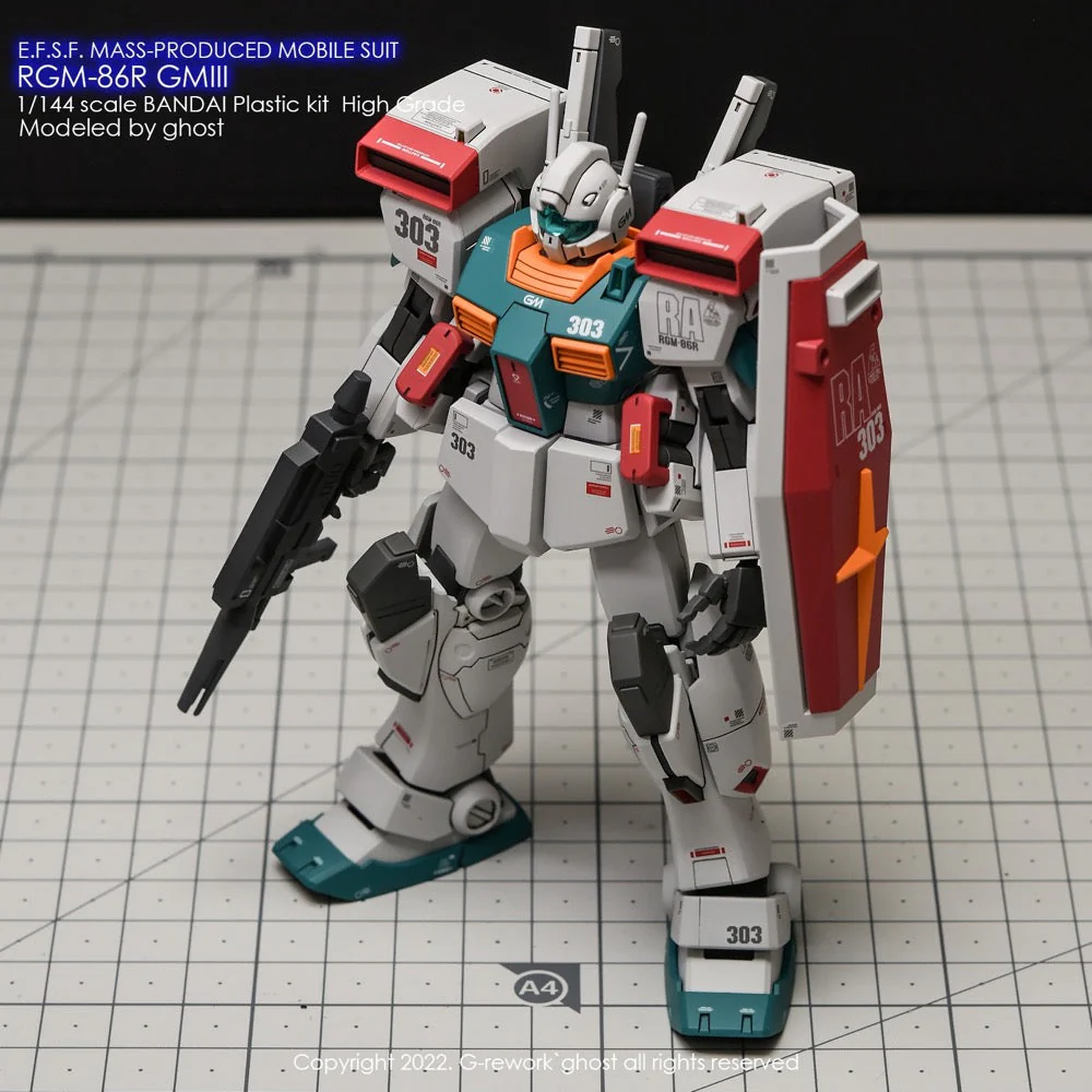 G-Rework CD-H126 Premium Decal for HG RGm-86R Gmiii - Image 8