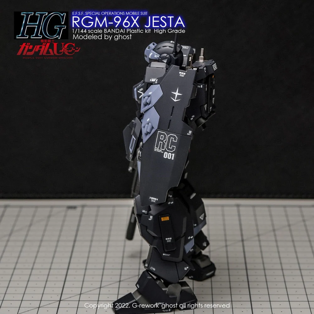 G-Rework CD-H130 Premium Decal for HG RGm-96X Jesta - Image 5