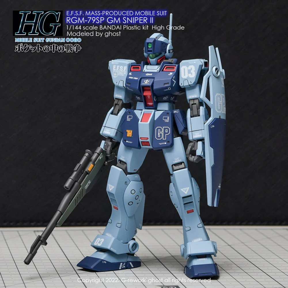 G-Rework CD-H146 Premium Decal for HG RGm-79Sp Gm Sniper2 - Image 2