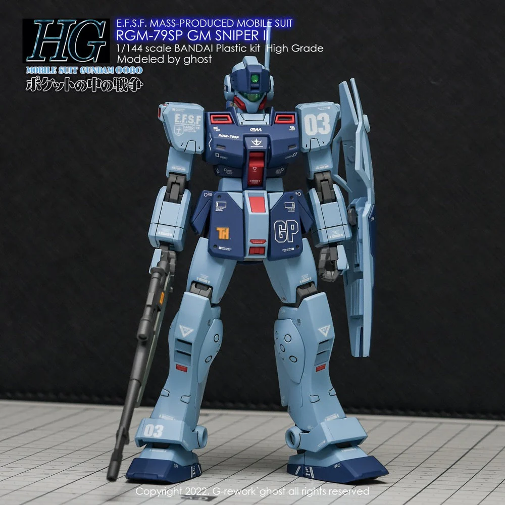 G-Rework CD-H146 Premium Decal for HG RGm-79Sp Gm Sniper2 - Image 3