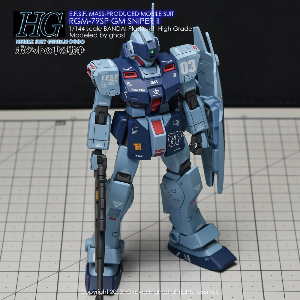 G-Rework CD-H146 Premium Decal for HG RGm-79Sp Gm Sniper2 - Image 4