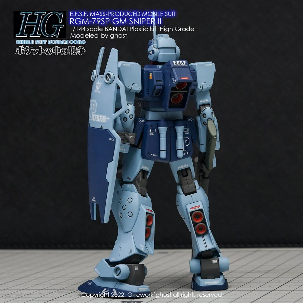 G-Rework CD-H146 Premium Decal for HG RGm-79Sp Gm Sniper2 - Image 6