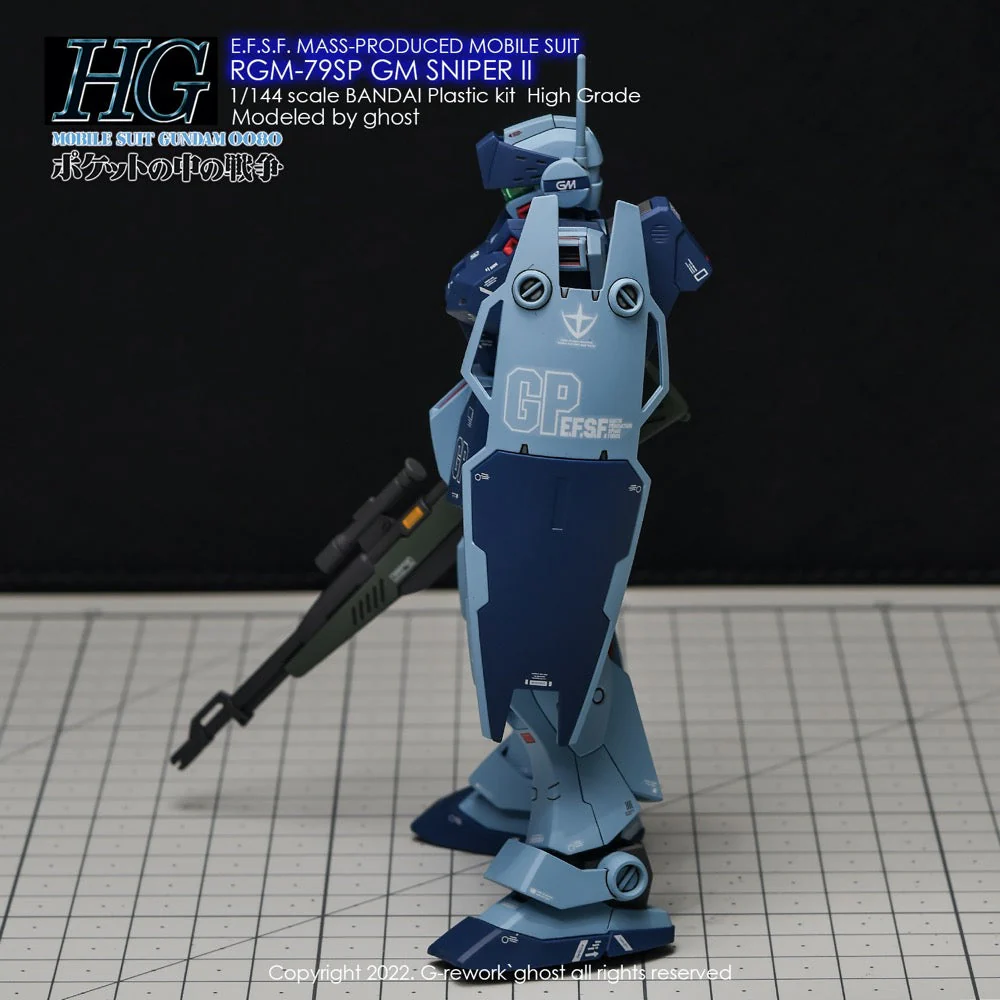 G-Rework CD-H146 Premium Decal for HG RGm-79Sp Gm Sniper2 - Image 7
