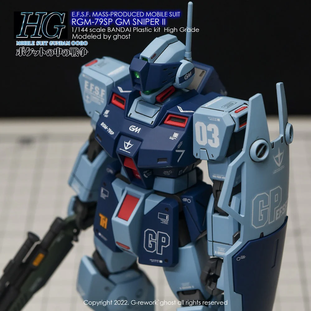 G-Rework CD-H146 Premium Decal for HG RGm-79Sp Gm Sniper2 - Image 8