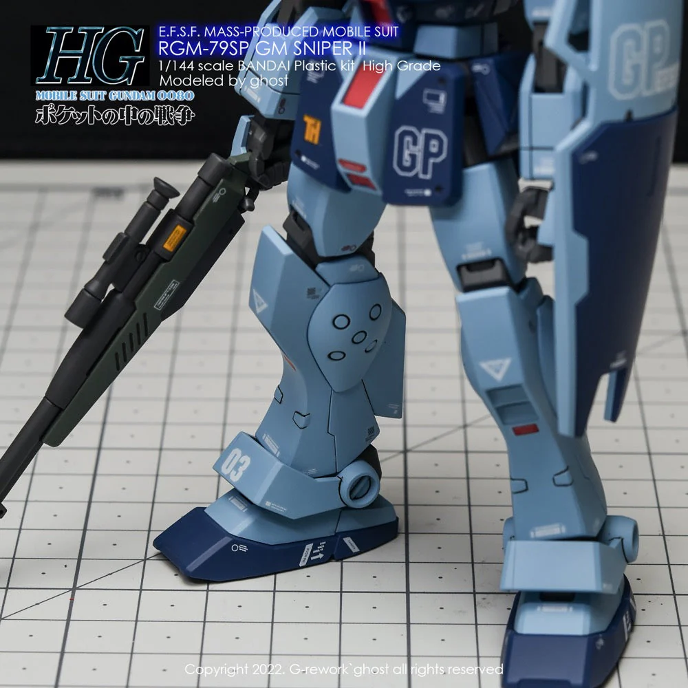 G-Rework CD-H146 Premium Decal for HG RGm-79Sp Gm Sniper2 - Image 9