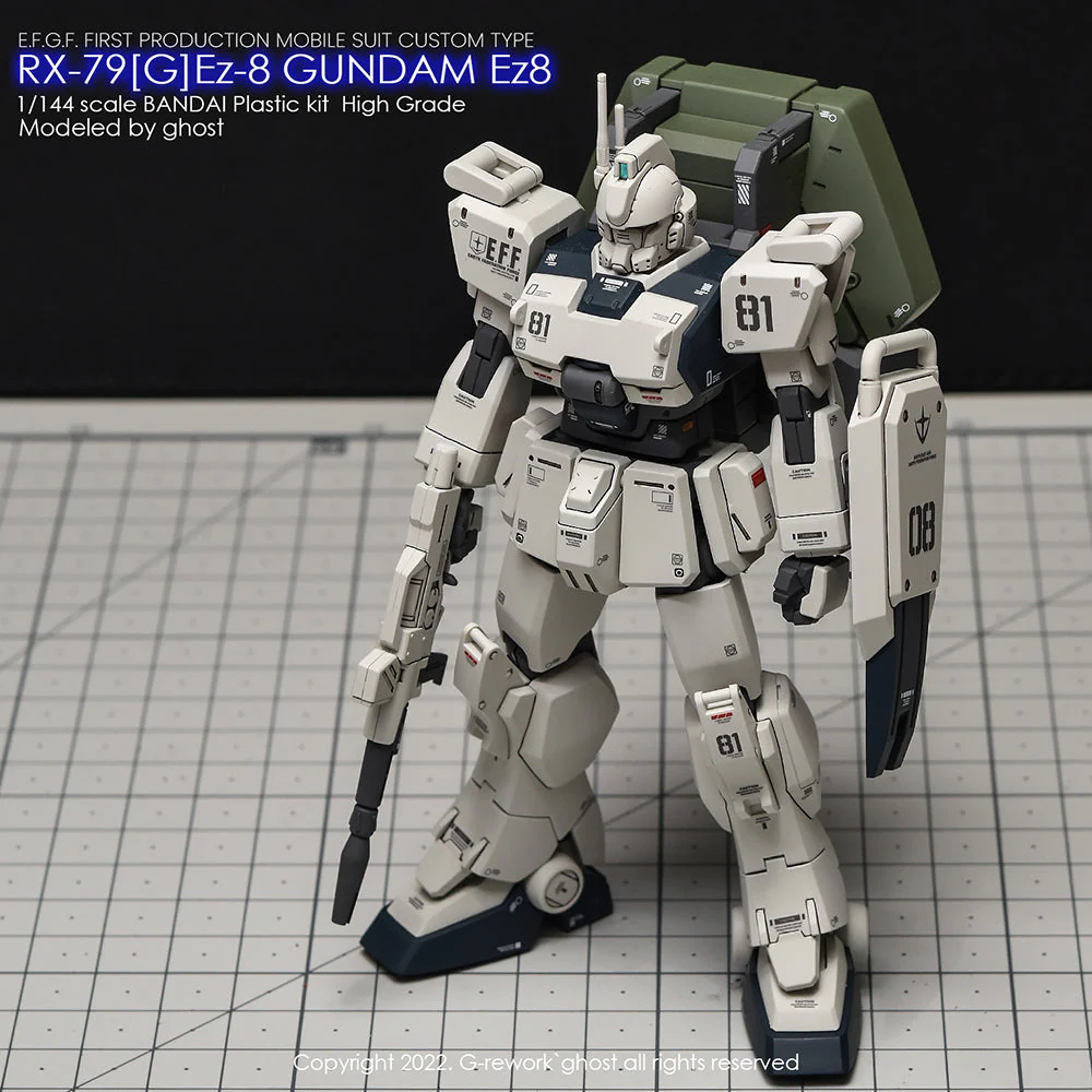 G-Rework CD-H155 Premium Decal for HG 08Team Rx-79Gez-8 Gundam - Image 8