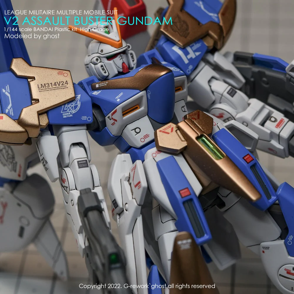 G-Rework CD-H189 Premium Decal for HG V2 Assault Buster Gundam - Image 6