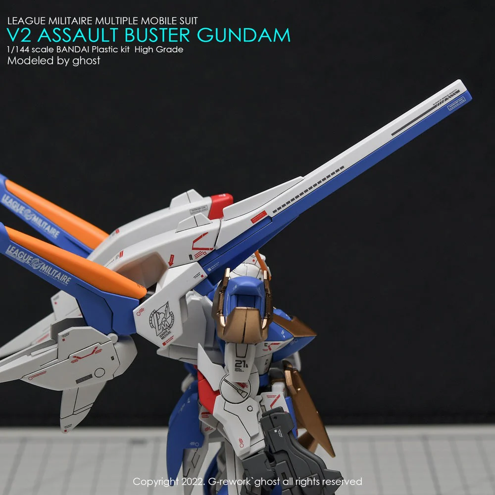 G-Rework CD-H189 Premium Decal for HG V2 Assault Buster Gundam - Image 8