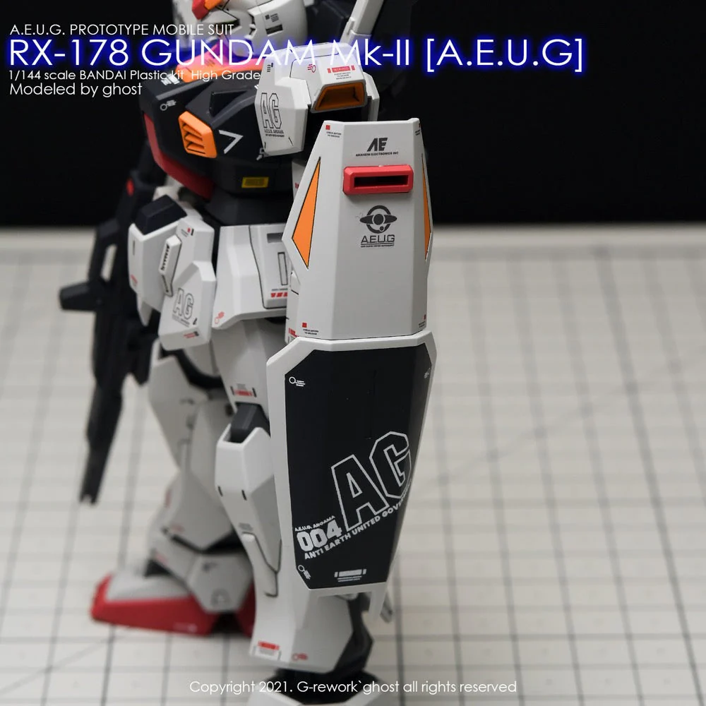 G-Rework CD-H193 Premium Decal for HG Gundam Mk-2 (A.E.U.G.) - Image 6