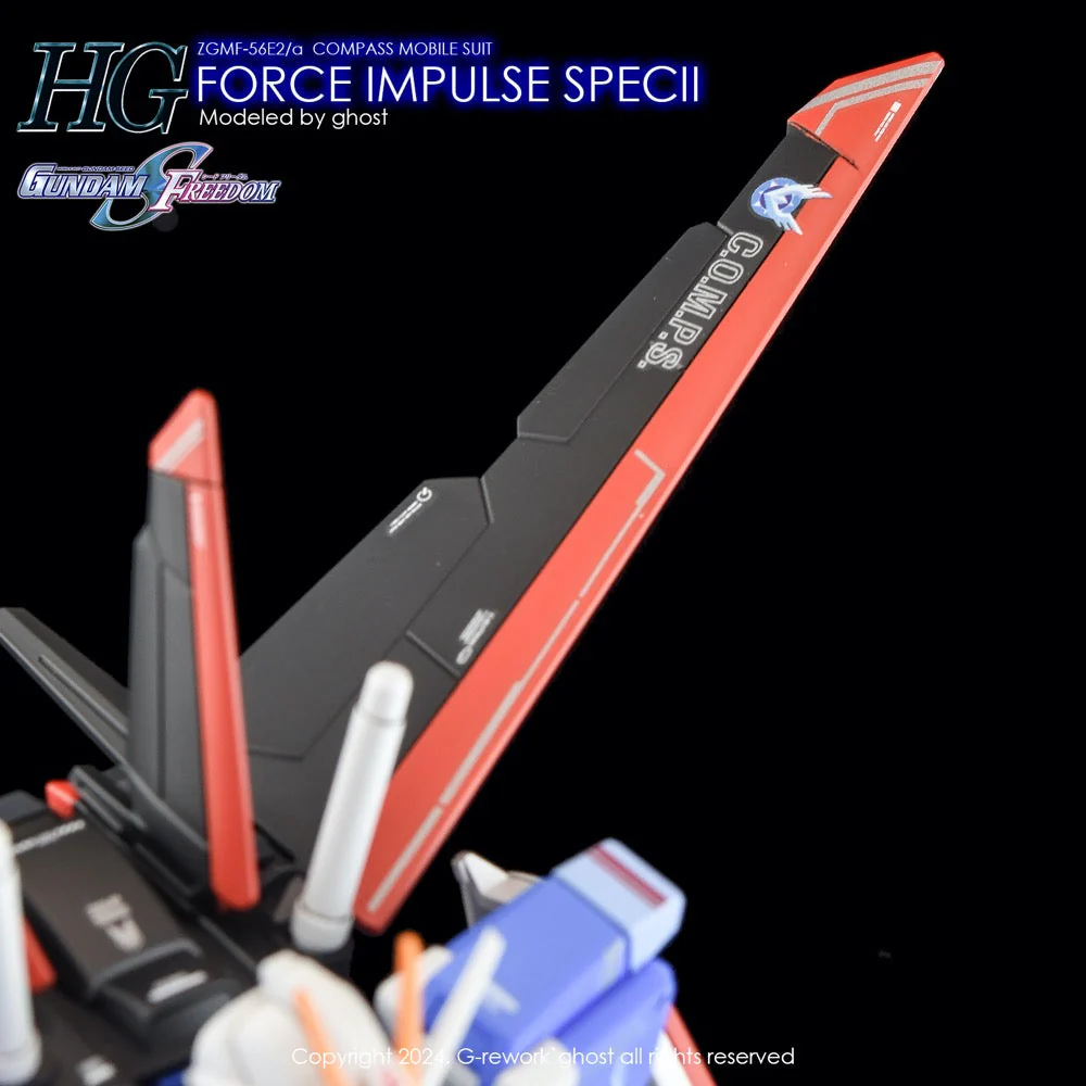 G-Rework CD-H198 Premium Decal for HG Seed Force Impulse Gundam - Image 10
