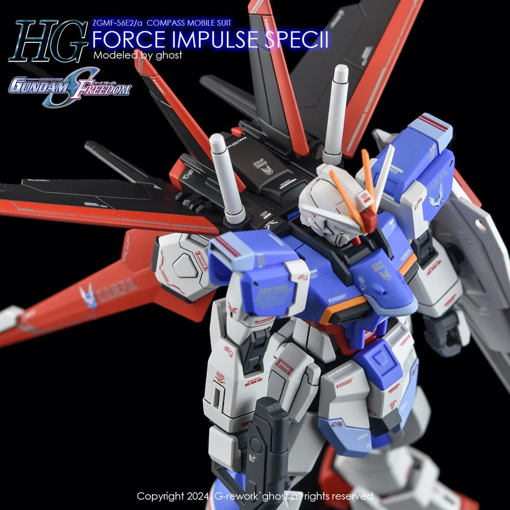 G-Rework CD-H198 Premium Decal for HG Seed Force Impulse Gundam - Image 9