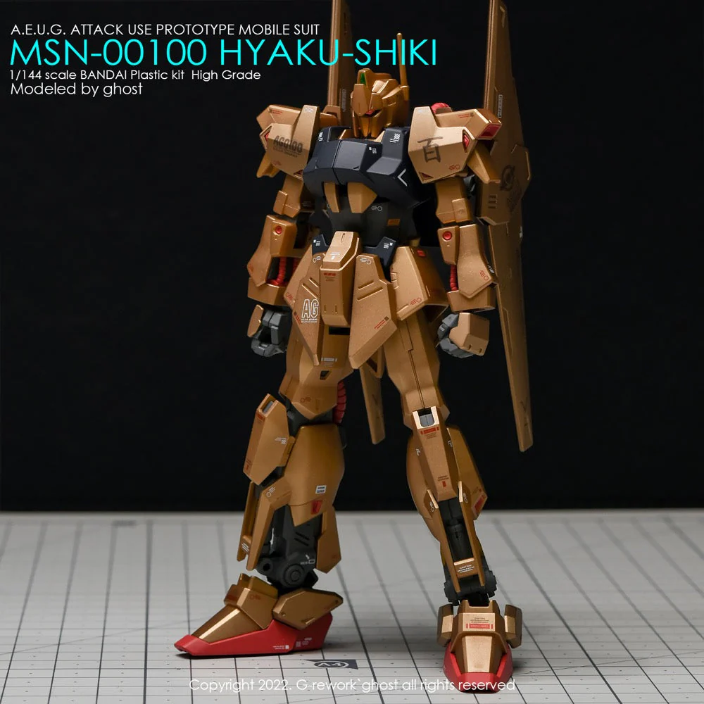 G-Rework CD-H200 Premium Decal for HG Hyaku-Shiki (Revive Ver.) - Image 2