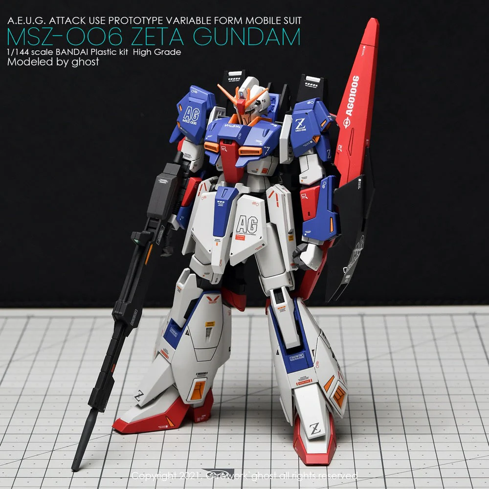 G-Rework CD-H203 Premium Decal for HG Zeta Gundam G.E.P - Image 2