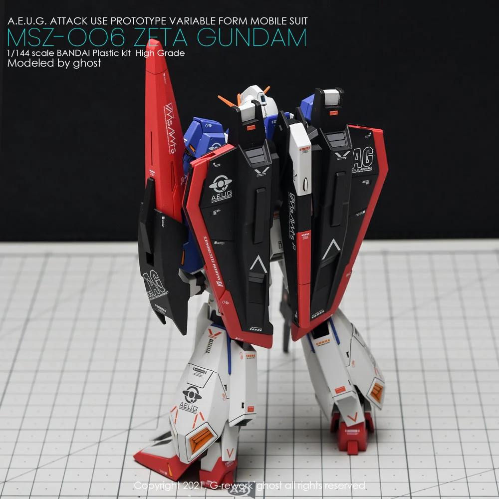 G-Rework CD-H203 Premium Decal for HG Zeta Gundam G.E.P - Image 7