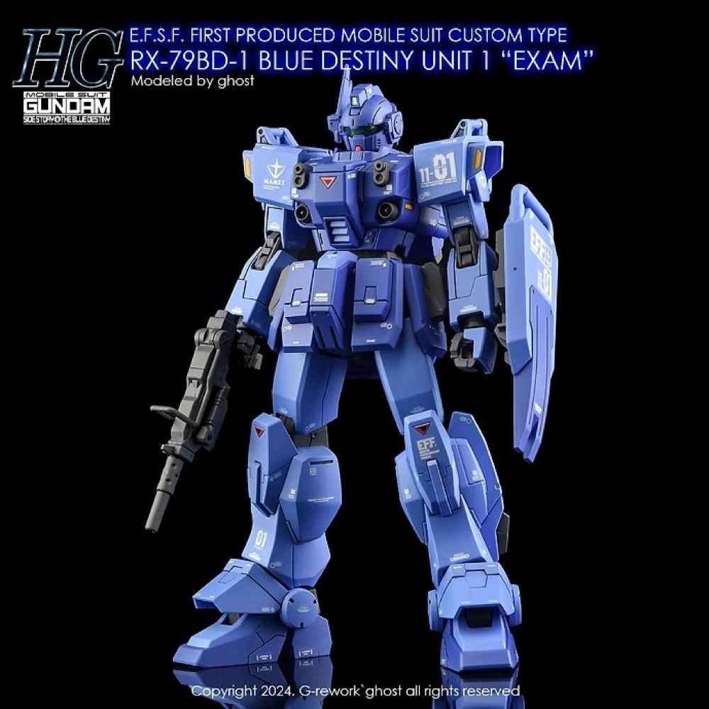 G-Rework CD-H207 Premium Decal for HG RX-79 BD-01 Blue Destiny