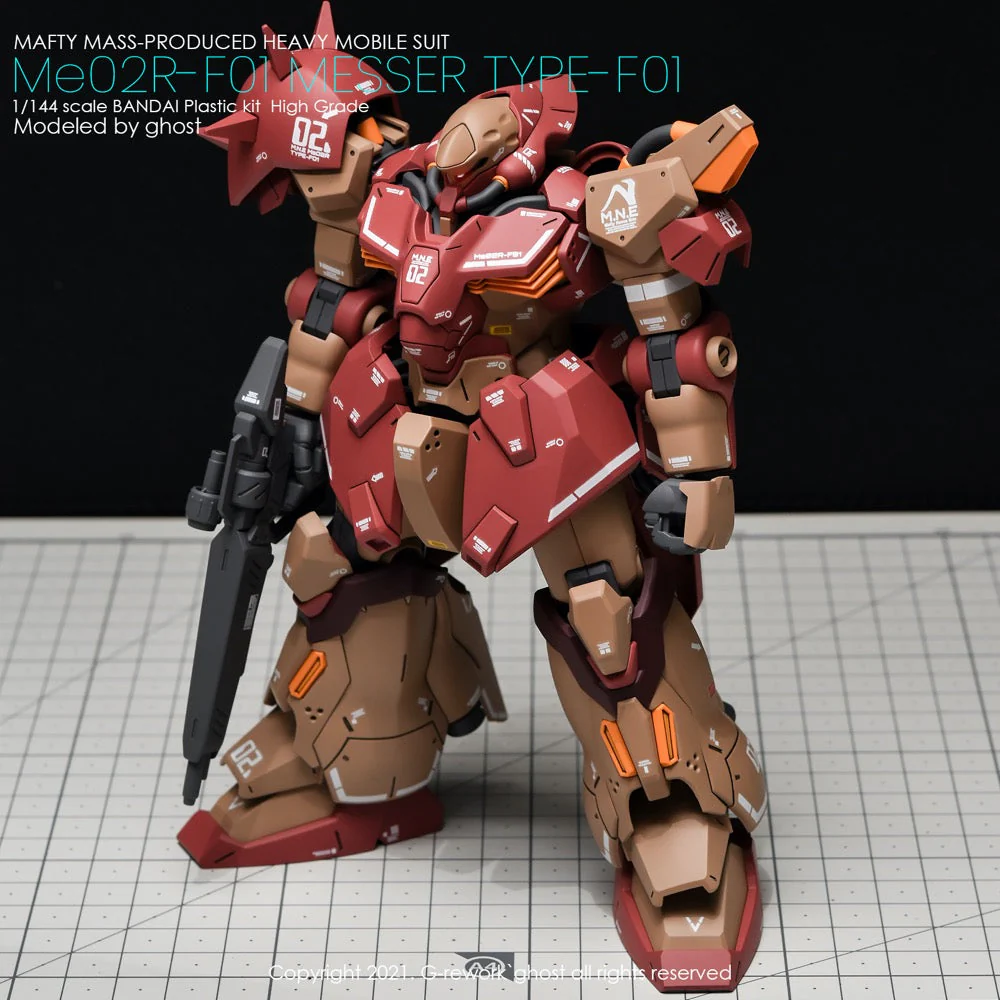 G-Rework CD-H233 Premium Decal for HG Messer - Image 2