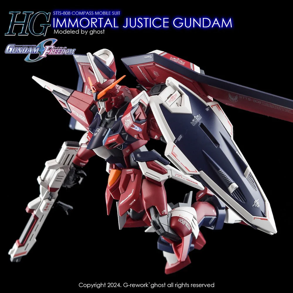 G-Rework CD-H244 Premium Decal for HG Seed Immortal Justice Gundam - Image 13