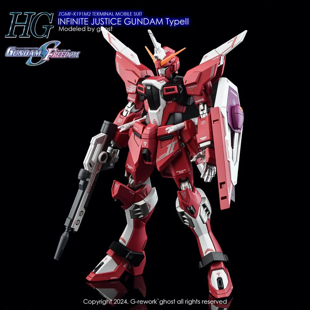 G-Rework CD-H251 Premium Decal for HG Seed Infinite Justice Gundam Type 2 - Image 2