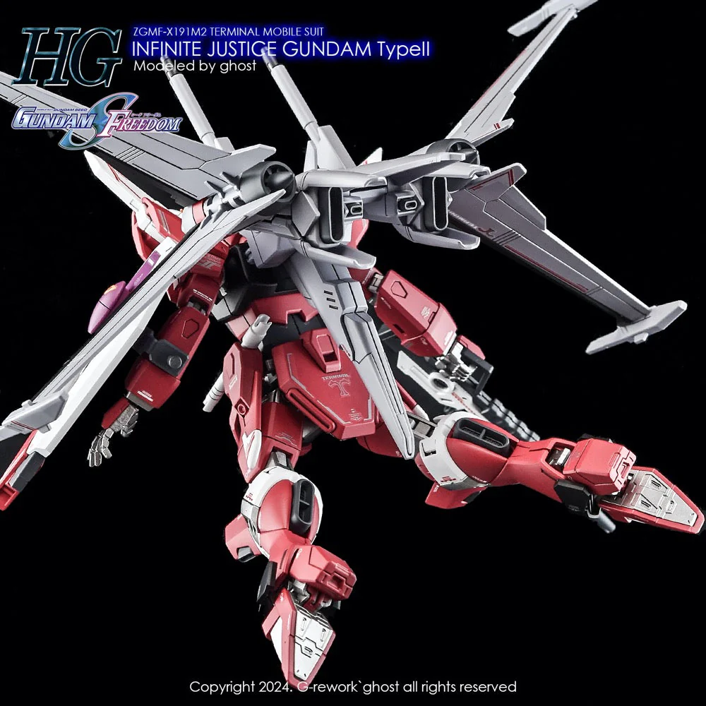 G-Rework CD-H251 Premium Decal for HG Seed Infinite Justice Gundam Type 2 - Image 9