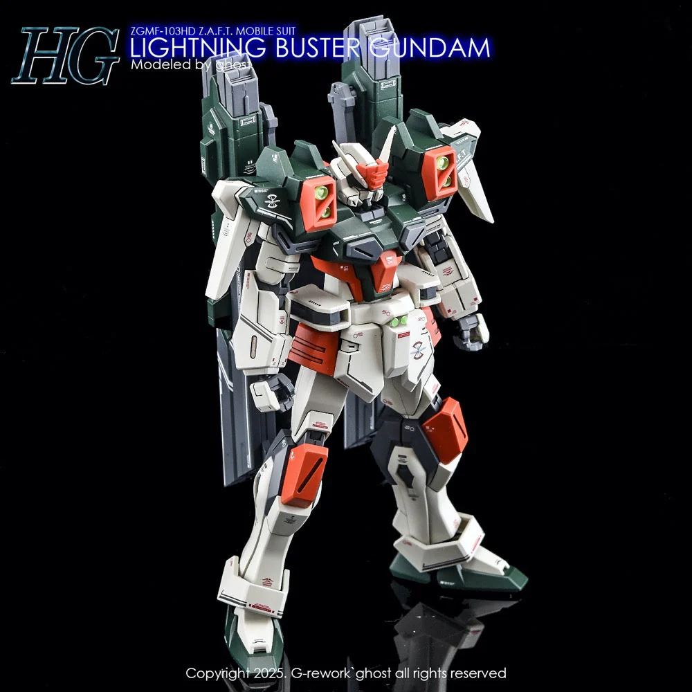G-Rework CD-H253 Premium Decal for HG Seed Lighting Buster Gundam - Image 3