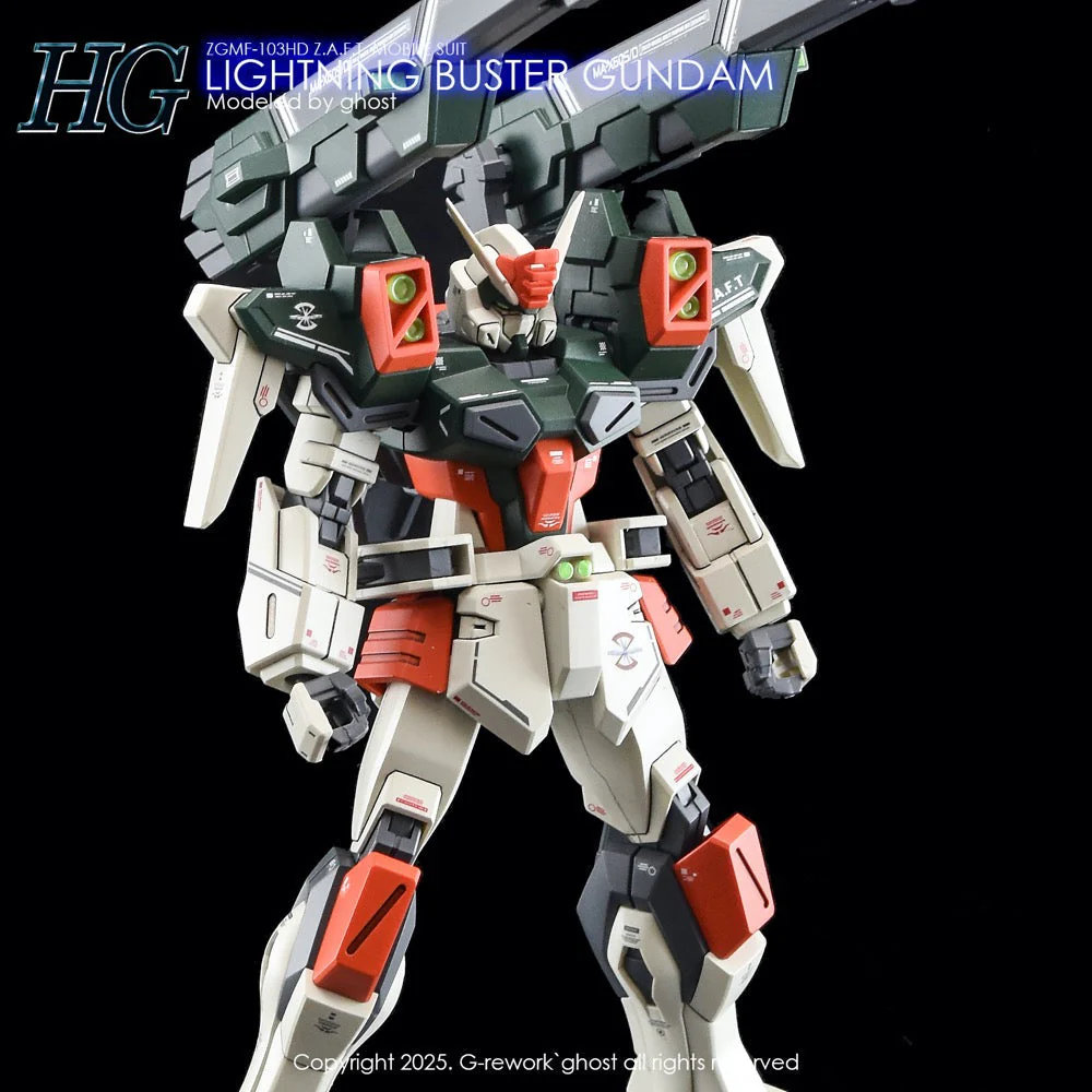 G-Rework CD-H253 Premium Decal for HG Seed Lighting Buster Gundam - Image 6
