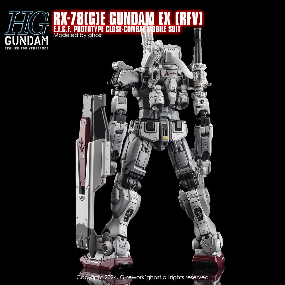 G-Rework CD-H255 Premium Decal for HG Rfv Rx-78Ge Gundam Ex - Image 6